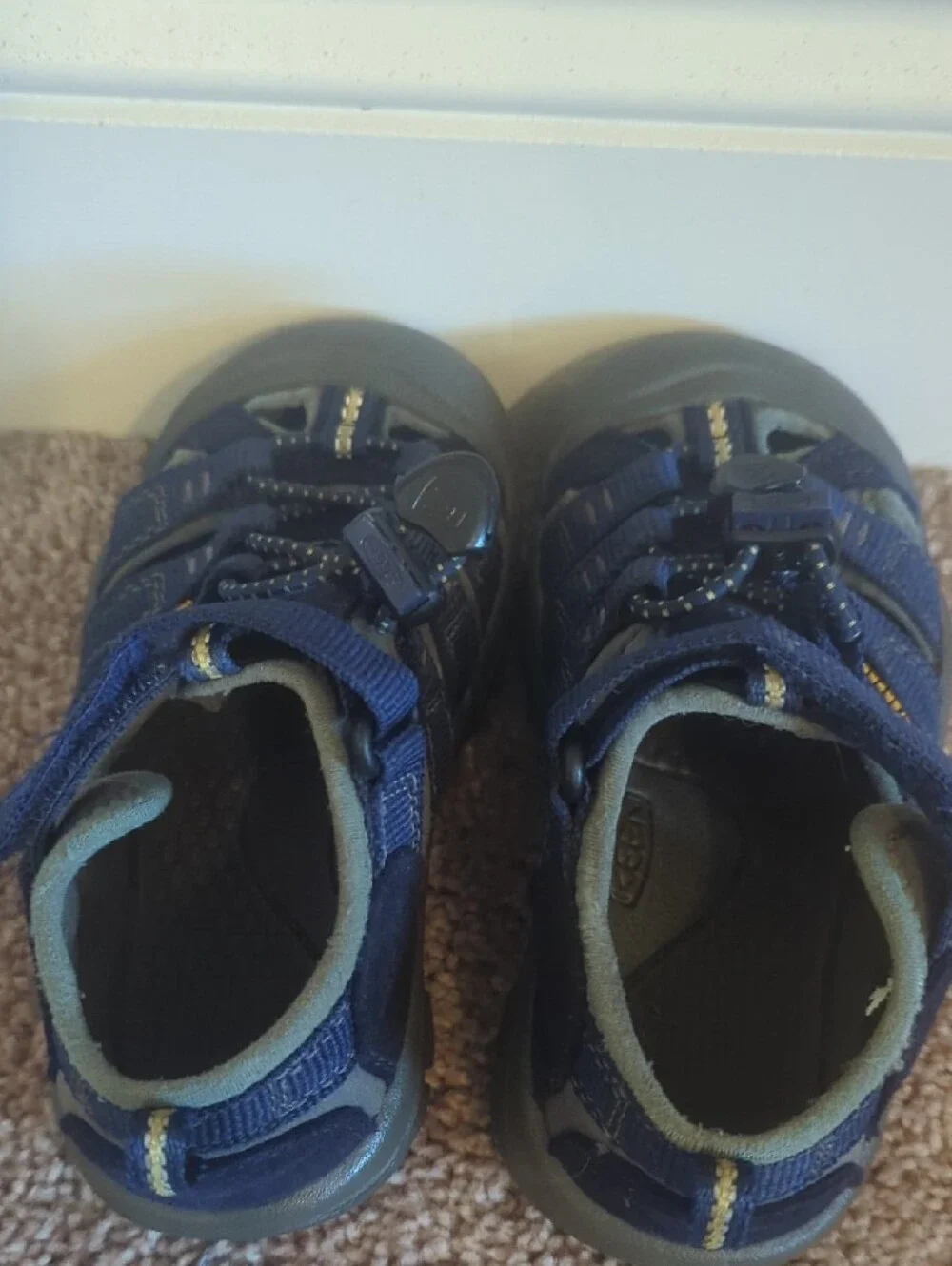 Keen Kids Navy and Gray Closed-Toe Outdoor Sandals